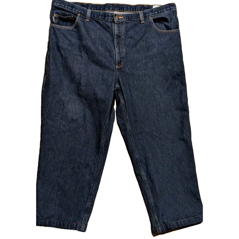 Carhartt Men's Jeans Relaxed Fit Heavyweight Workwear Denim 44x30 Cotton Baggy